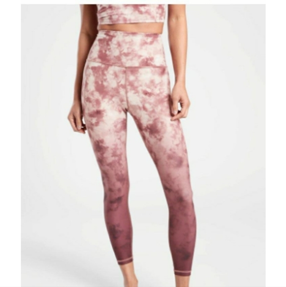 Athleta Elation Printed 7/8 tight - Picture 1 of 6